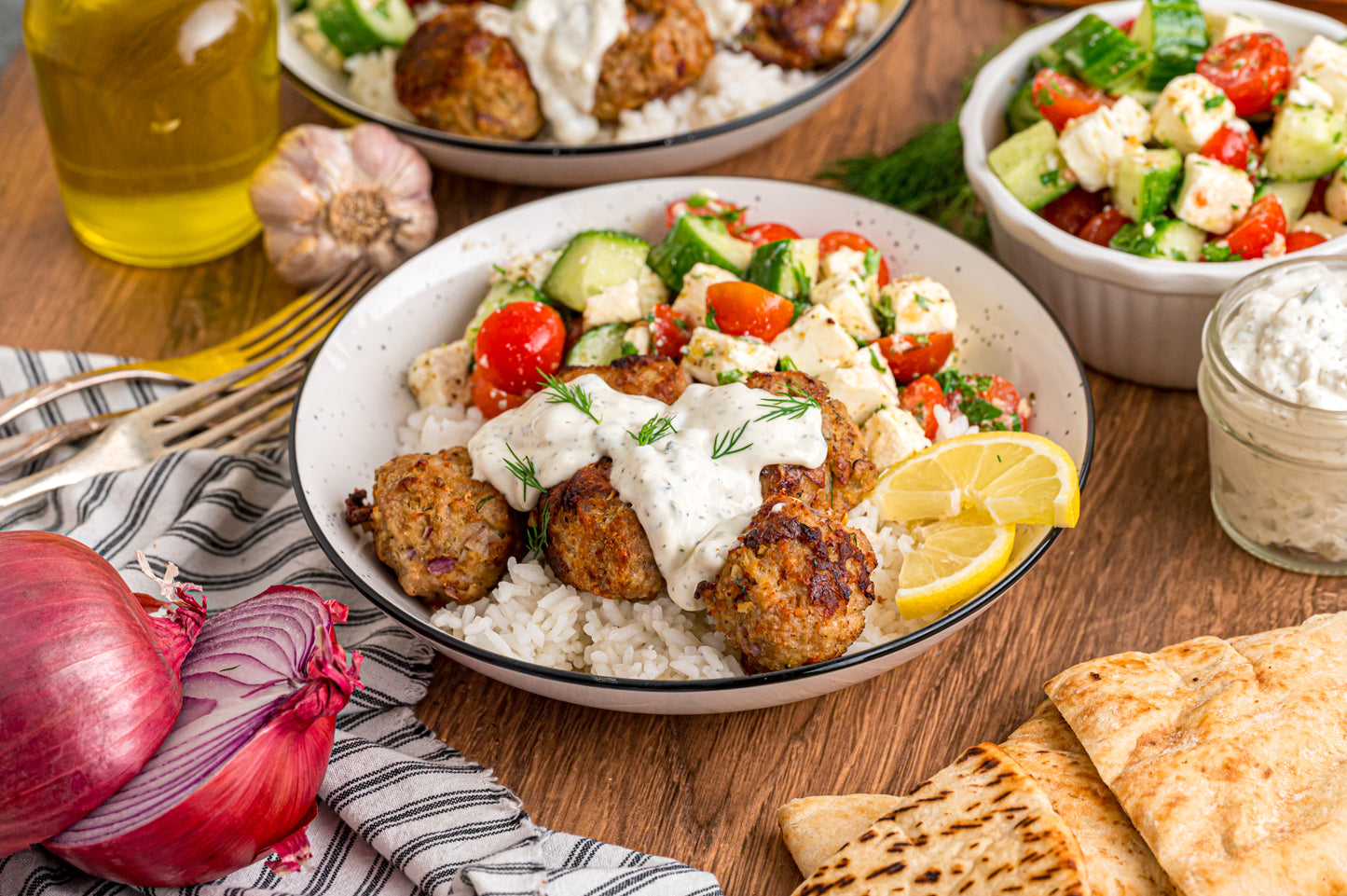 Greek Turkey Meatballs